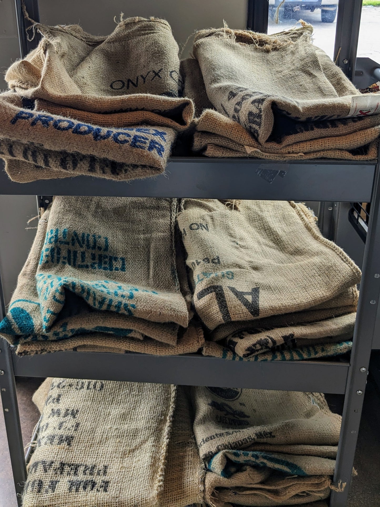 Burlap Green Coffee Bags