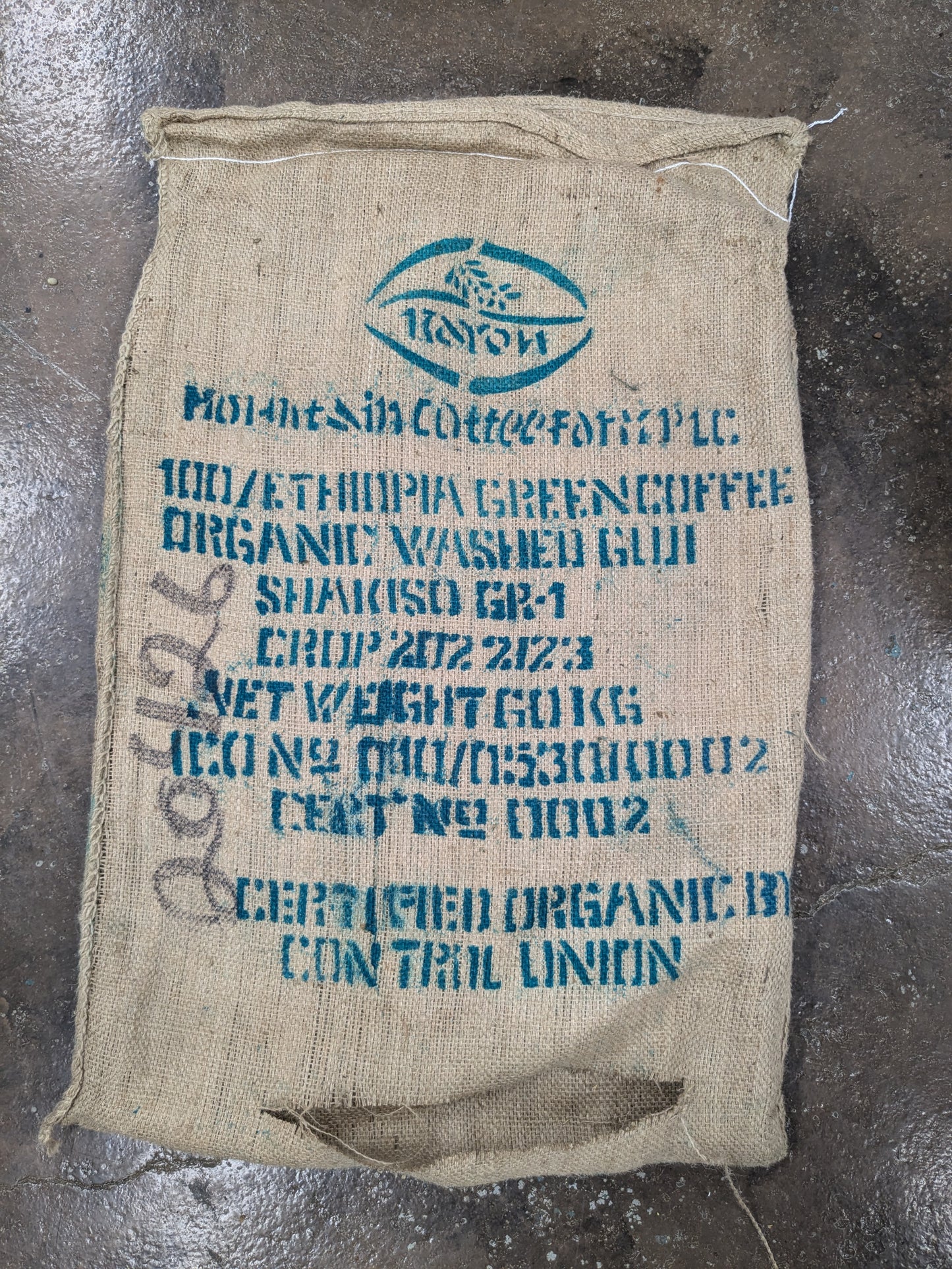 Burlap Green Coffee Bags