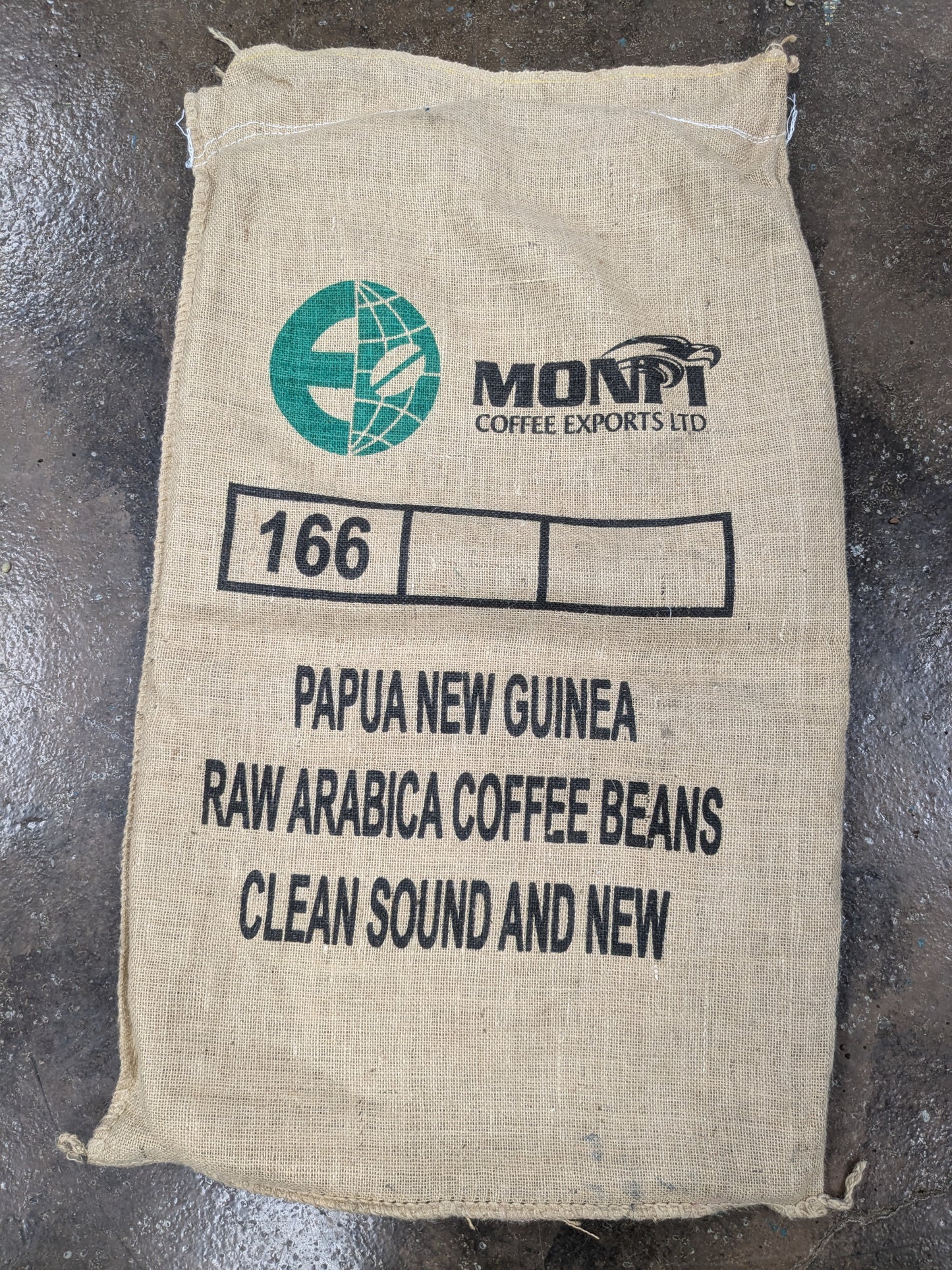 Burlap Green Coffee Bags