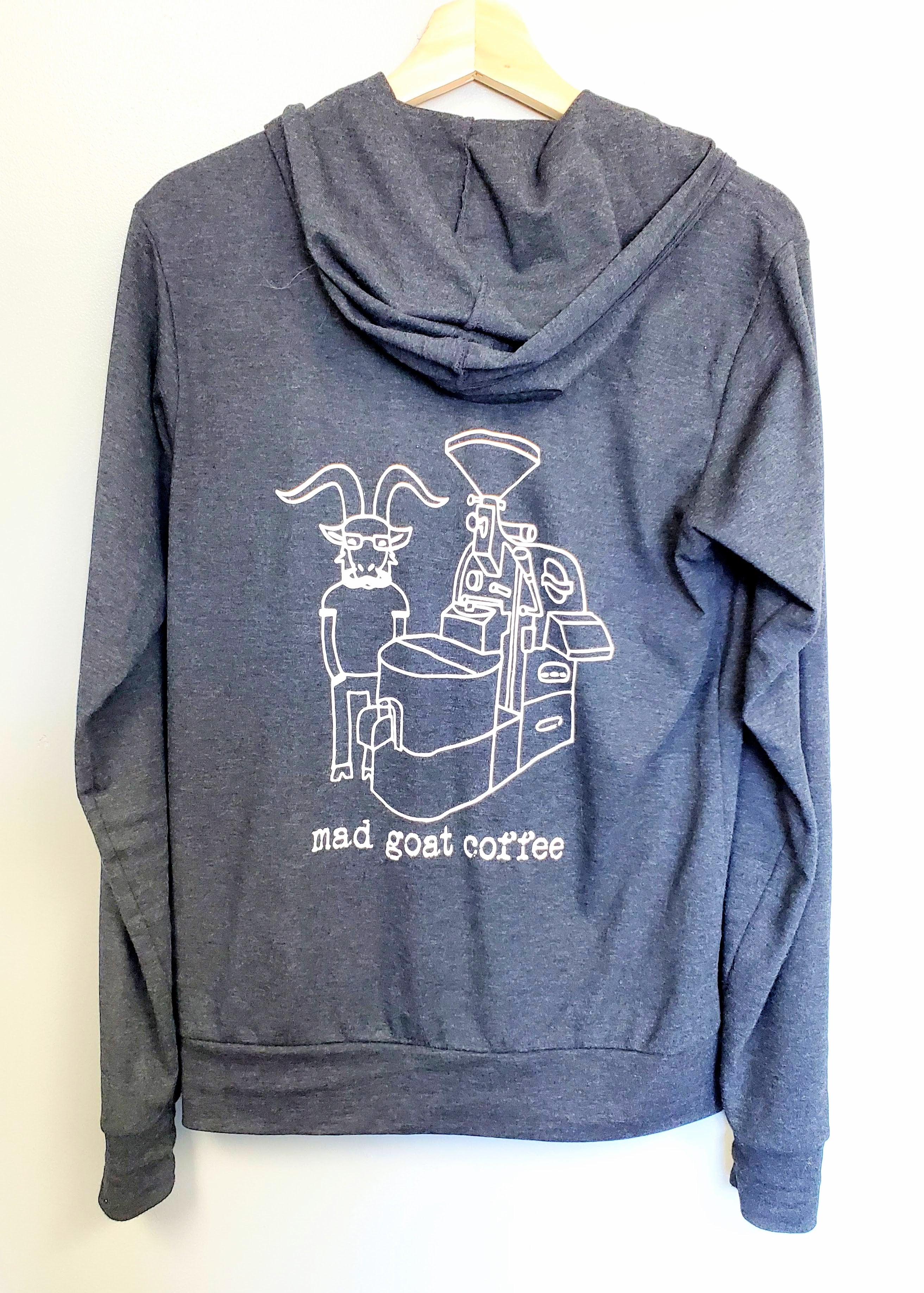 Mad Goat Thin Zip Up Hoodie Mad Goat Coffee